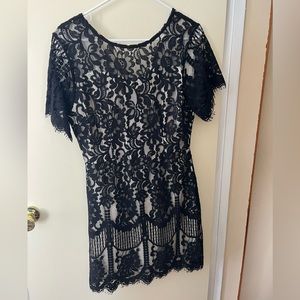 Lace cocktail dress